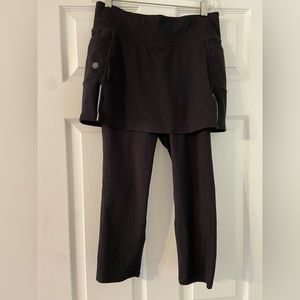 Athleta Skirt and Leggings Combo (black)